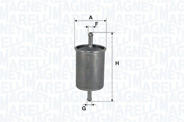 MAGNETI MARELLI Топливный фильтр 152071760715